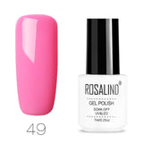 ROSALIND 01-58 Gel Varnishes Pure Color Soak Off Primer Need Base Top Coat UV Gel For nail art gel nail polish