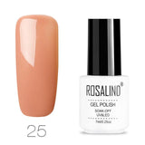 ROSALIND 01-58 Gel Varnishes Pure Color Soak Off Primer Need Base Top Coat UV Gel For nail art gel nail polish