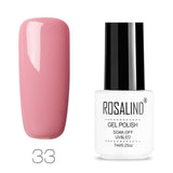 ROSALIND 01-58 Gel Varnishes Pure Color Soak Off Primer Need Base Top Coat UV Gel For nail art gel nail polish