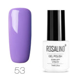 ROSALIND 01-58 Gel Varnishes Pure Color Soak Off Primer Need Base Top Coat UV Gel For nail art gel nail polish