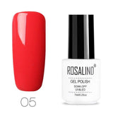 ROSALIND 01-58 Gel Varnishes Pure Color Soak Off Primer Need Base Top Coat UV Gel For nail art gel nail polish