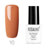 ROSALIND 01-58 Gel Varnishes Pure Color Soak Off Primer Need Base Top Coat UV Gel For nail art gel nail polish