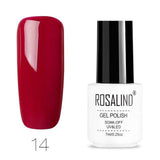 ROSALIND 01-58 Gel Varnishes Pure Color Soak Off Primer Need Base Top Coat UV Gel For nail art gel nail polish