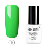 ROSALIND 01-58 Gel Varnishes Pure Color Soak Off Primer Need Base Top Coat UV Gel For nail art gel nail polish