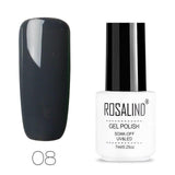ROSALIND 01-58 Gel Varnishes Pure Color Soak Off Primer Need Base Top Coat UV Gel For nail art gel nail polish