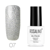ROSALIND 01-58 Gel Varnishes Pure Color Soak Off Primer Need Base Top Coat UV Gel For nail art gel nail polish