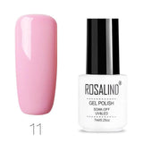 ROSALIND 01-58 Gel Varnishes Pure Color Soak Off Primer Need Base Top Coat UV Gel For nail art gel nail polish