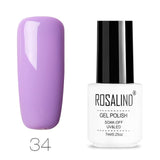 ROSALIND 01-58 Gel Varnishes Pure Color Soak Off Primer Need Base Top Coat UV Gel For nail art gel nail polish