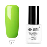 ROSALIND 01-58 Gel Varnishes Pure Color Soak Off Primer Need Base Top Coat UV Gel For nail art gel nail polish