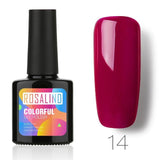 ROSALIND 10ML Nail Polish 58 Colors UV LED Nail Gel Polish UV LED Nail Art Lacquer Semi Permanent Soak-off Gel White Varnish