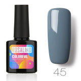 ROSALIND 10ML Nail Polish 58 Colors UV LED Nail Gel Polish UV LED Nail Art Lacquer Semi Permanent Soak-off Gel White Varnish
