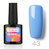ROSALIND 10ML Nail Polish 58 Colors UV LED Nail Gel Polish UV LED Nail Art Lacquer Semi Permanent Soak-off Gel White Varnish
