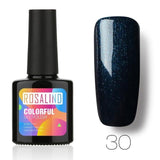 ROSALIND 10ML Nail Polish 58 Colors UV LED Nail Gel Polish UV LED Nail Art Lacquer Semi Permanent Soak-off Gel White Varnish