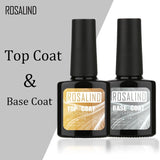 ROSALIND 10ML Top Coat  Base Coat Gel Nail Polish Gel Polish Nail Art  UV LED Soak-Off multi-use gel lacquer