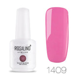 ROSALIND 15ml Gel nail polish White soak off Manicure UV LED Need Lamp for Nail Art Design Gel varnishes