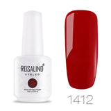 ROSALIND 15ml Gel nail polish White soak off Manicure UV LED Need Lamp for Nail Art Design Gel varnishes