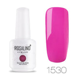 ROSALIND 15ml Gel nail polish White soak off Manicure UV LED Need Lamp for Nail Art Design Gel varnishes