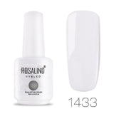 ROSALIND 15ml Gel nail polish White soak off Manicure UV LED Need Lamp for Nail Art Design Gel varnishes