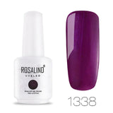 ROSALIND 15ml Gel nail polish White soak off Manicure UV LED Need Lamp for Nail Art Design Gel varnishes