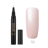 ROSALIND 5ML  Nail Polish Semi Permanent UV Hybrid Nail Gel Polish Nail Brush Pen Nails Soak Off Top White Gel Lacquer