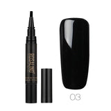 ROSALIND 5ML  Nail Polish Semi Permanent UV Hybrid Nail Gel Polish Nail Brush Pen Nails Soak Off Top White Gel Lacquer