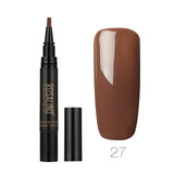 ROSALIND 5ML  Nail Polish Semi Permanent UV Hybrid Nail Gel Polish Nail Brush Pen Nails Soak Off Top White Gel Lacquer