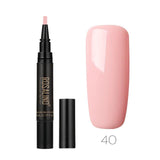 ROSALIND 5ML  Nail Polish Semi Permanent UV Hybrid Nail Gel Polish Nail Brush Pen Nails Soak Off Top White Gel Lacquer