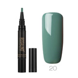 ROSALIND 5ML  Nail Polish Semi Permanent UV Hybrid Nail Gel Polish Nail Brush Pen Nails Soak Off Top White Gel Lacquer