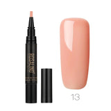 ROSALIND 5ML  Nail Polish Semi Permanent UV Hybrid Nail Gel Polish Nail Brush Pen Nails Soak Off Top White Gel Lacquer