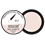 ROSALIND 5ml 142 Colors Gel Varnish UV Nail Gel Polish Manicure DIY French Nail Art Polish Design Soak Off Nail Painting Color