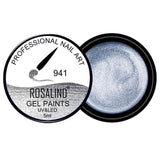 ROSALIND 5ml 142 Colors Gel Varnish UV Nail Gel Polish Manicure DIY French Nail Art Polish Design Soak Off Nail Painting Color