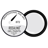 ROSALIND 5ml 142 Colors Gel Varnish UV Nail Gel Polish Manicure DIY French Nail Art Polish Design Soak Off Nail Painting Color