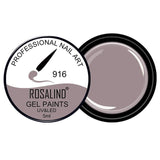 ROSALIND 5ml 142 Colors Gel Varnish UV Nail Gel Polish Manicure DIY French Nail Art Polish Design Soak Off Nail Painting Color