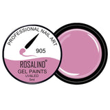 ROSALIND 5ml 142 Colors Gel Varnish UV Nail Gel Polish Manicure DIY French Nail Art Polish Design Soak Off Nail Painting Color