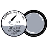 ROSALIND 5ml 142 Colors Gel Varnish UV Nail Gel Polish Manicure DIY French Nail Art Polish Design Soak Off Nail Painting Color