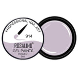 ROSALIND 5ml 142 Colors Gel Varnish UV Nail Gel Polish Manicure DIY French Nail Art Polish Design Soak Off Nail Painting Color