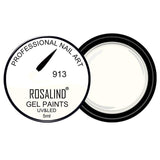 ROSALIND 5ml 142 Colors Gel Varnish UV Nail Gel Polish Manicure DIY French Nail Art Polish Design Soak Off Nail Painting Color