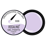 ROSALIND 5ml 142 Colors Gel Varnish UV Nail Gel Polish Manicure DIY French Nail Art Polish Design Soak Off Nail Painting Color