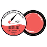 ROSALIND 5ml HOT Selling Gel Lacquer Pure Color UV Gel Manicure DIY Nail Art  Gel Polish Design Nail Painting Color Gel Varnish