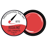 ROSALIND 5ml HOT Selling Gel Lacquer Pure Color UV Gel Manicure DIY Nail Art  Gel Polish Design Nail Painting Color Gel Varnish
