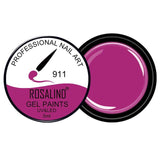 ROSALIND 5ml HOT Selling Gel Lacquer Pure Color UV Gel Manicure DIY Nail Art  Gel Polish Design Nail Painting Color Gel Varnish