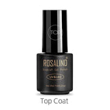 ROSALIND 7ML 01-30 Semi Permanent Soak Off Salon UV Nail Gel Polish Primer Nail Art Lacquer Top Base Coat Needed Gel Varnishes