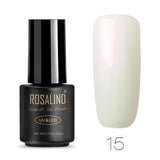 ROSALIND 7ML 01-30 Semi Permanent Soak Off Salon UV Nail Gel Polish Primer Nail Art Lacquer Top Base Coat Needed Gel Varnishes