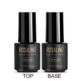 ROSALIND 7ML 01-30 Semi Permanent Soak Off Salon UV Nail Gel Polish Primer Nail Art Lacquer Top Base Coat Needed Gel Varnishes