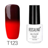 ROSALIND 7ML Gel Nail Polish Temperature Color Changing UV Nail Art Gel Lacquer Semi Permanent Gel Varnish For Nails Manicure