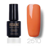 ROSALIND 7ML Gel Polish Nude Color Gel Nail Polish Semi Permanent Nail Art UV LED Acrylic Soak Off Gel White Varnish