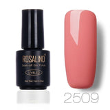 ROSALIND 7ML Gel Polish Nude Color Gel Nail Polish Semi Permanent Nail Art UV LED Acrylic Soak Off Gel White Varnish