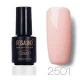 ROSALIND 7ML Gel Polish Nude Color Gel Nail Polish Semi Permanent Nail Art UV LED Acrylic Soak Off Gel White Varnish