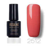 ROSALIND 7ML Gel Polish Nude Color Gel Nail Polish Semi Permanent Nail Art UV LED Acrylic Soak Off Gel White Varnish