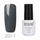 ROSALIND 7ML Pure Color Series Gel Nail Polish Nail Art Gel Varnish For Nail Extension Gel Lacquer Primer Design Manicure Polish